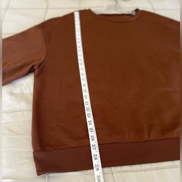 SHEIN Plus Solid Drop Shoulder Sweatshirt - Picture 10 of 10